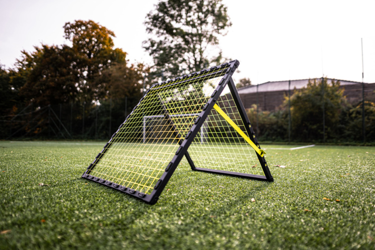 Full View of the Football Rebounder